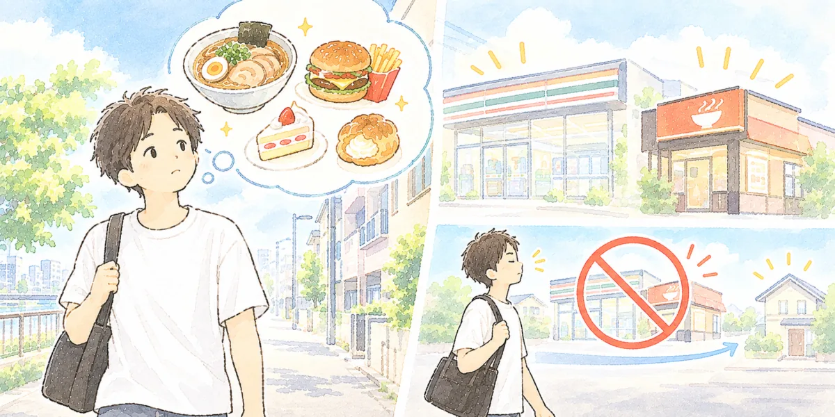 お店に寄らない男性
